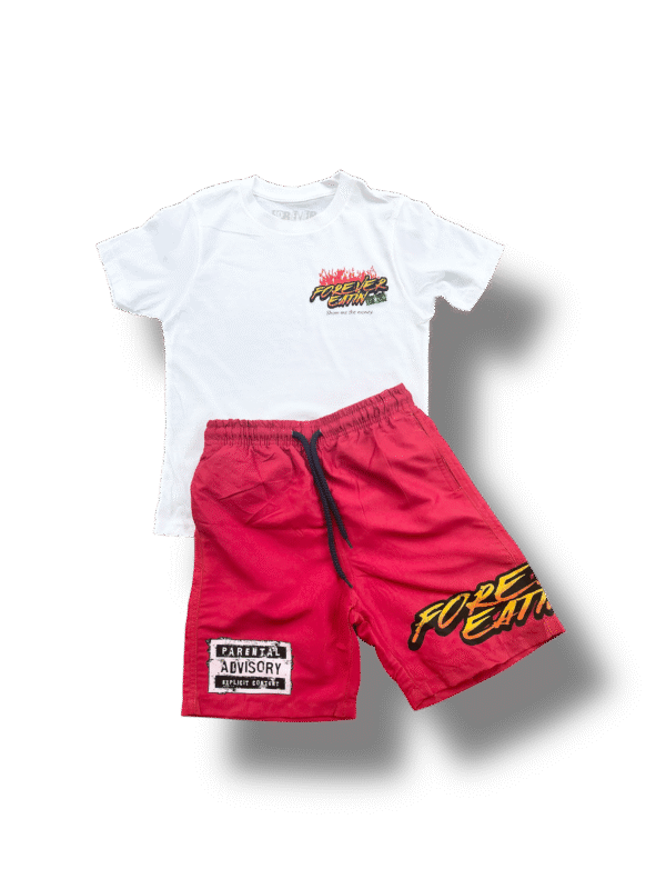Kids "Visual Pleasure" Windbreaker Short Set